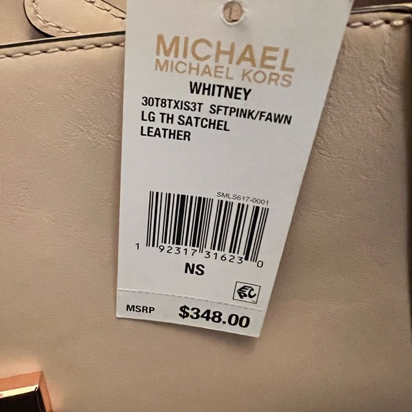 Michael Kore Whitney Leather Satchel - Picture 4 of 4